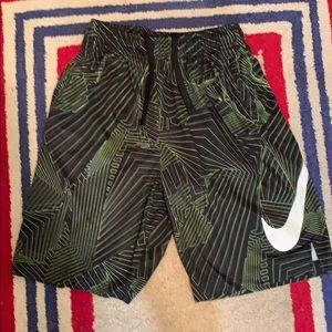 -Nike Dri-Fit Performance shorts. Electric Green-